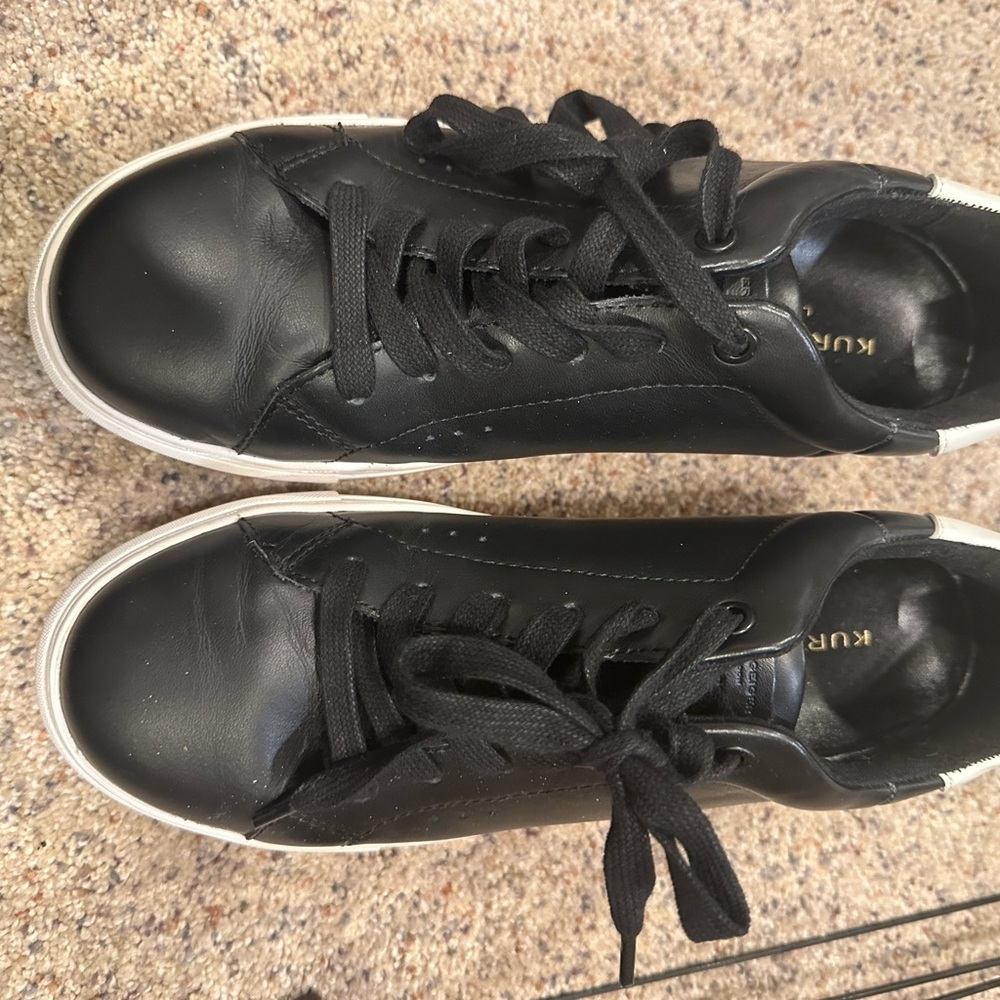 Kurt Geiger London Men’s Laney Leather Lace Up Sneakers Size 38.5 M 6-6.5 W7.5-8